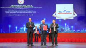 Công ty TNHH sản xuất Tân Thành tự hào đón nhận “Thương hiệu vàng chất lượng quốc tế 2023”