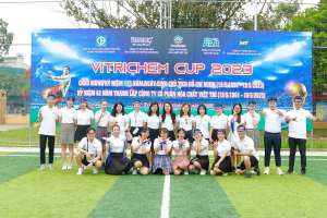 VIETCHEM THAM GIA GIẢI BÓNG ĐÁ VITRICHEM CUP 2023
