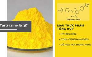 Tartrazine (E102) là gì? Công dụng, Tác dụng phụ và Giải pháp thay thế