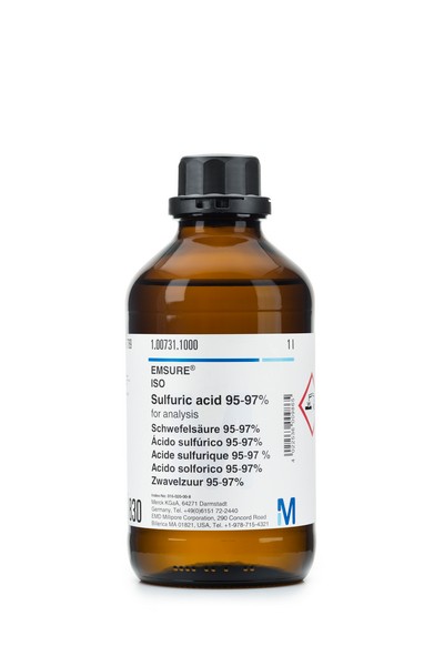 Sulfuric acid 95-97% for analysis EMSURE® ISO- 1000ml