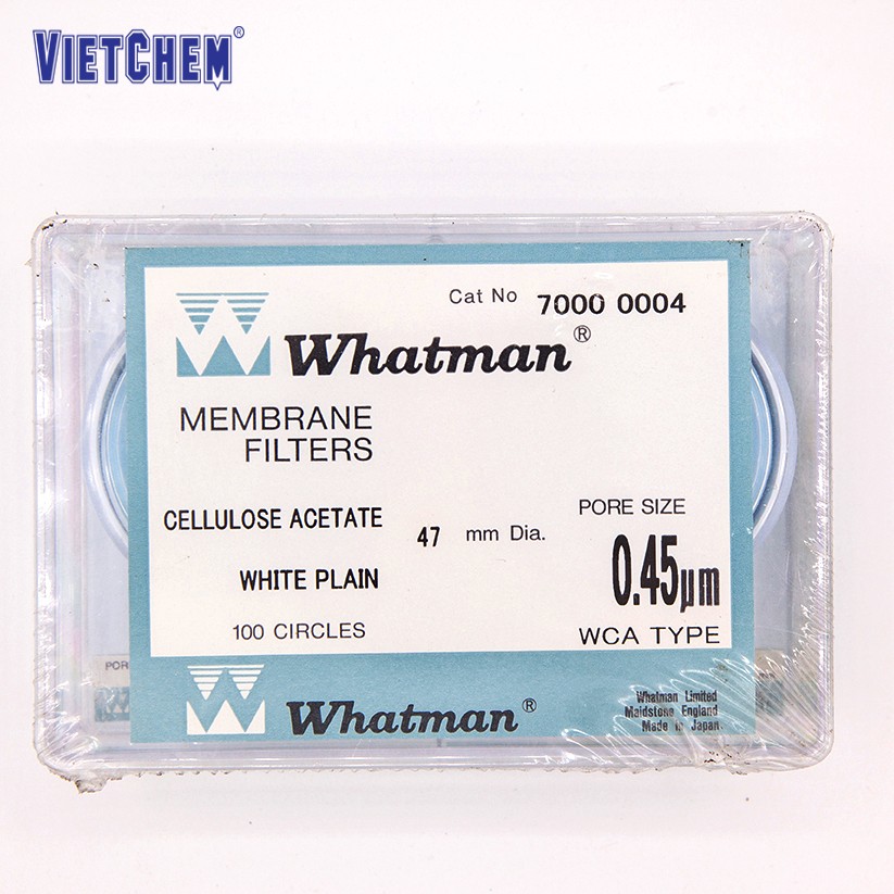 Màng lọc Cenluloz Nitrate 0.8µm, 47mm Whatman