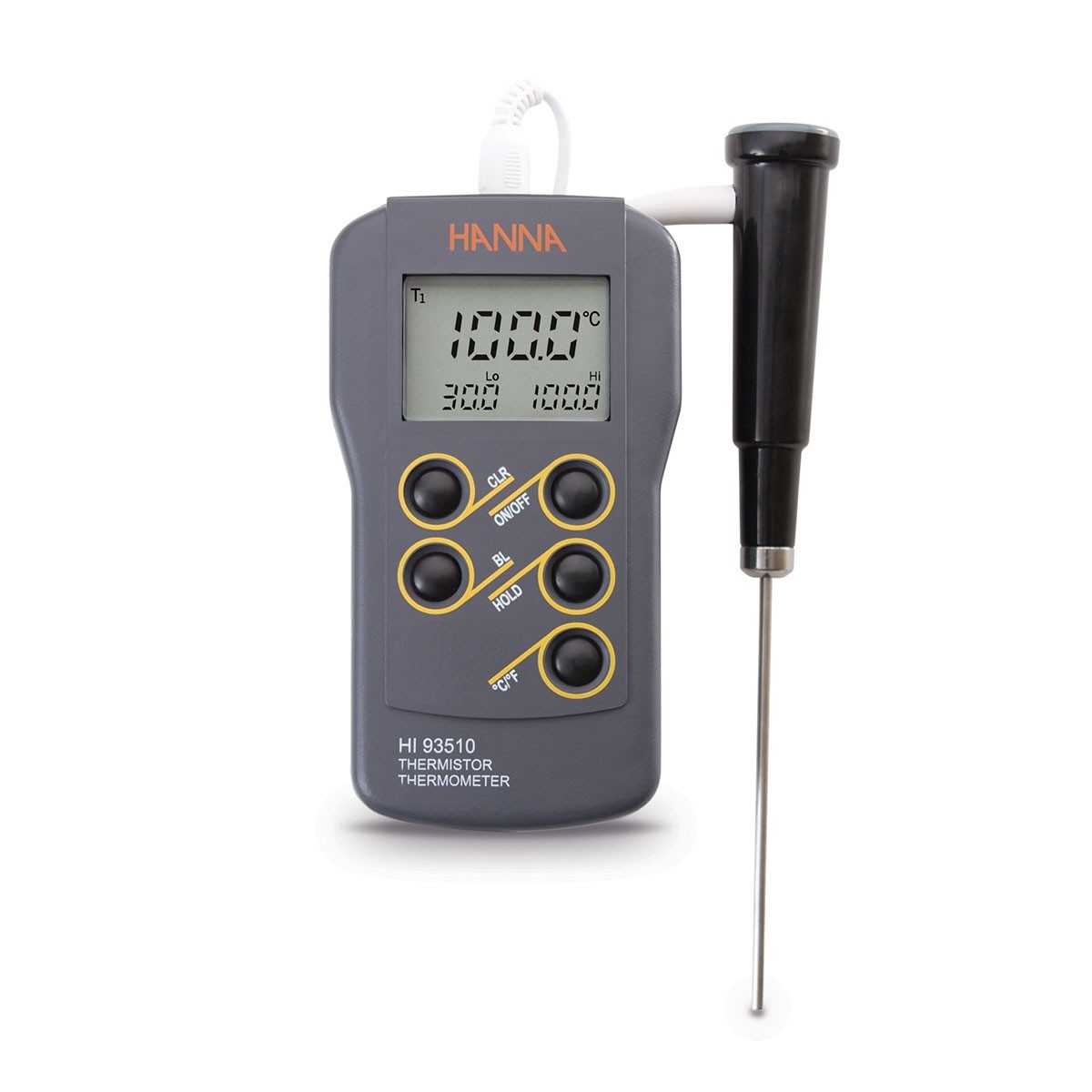 Máy đo nhiệt độ chống thấm nước HI93510 Hanna