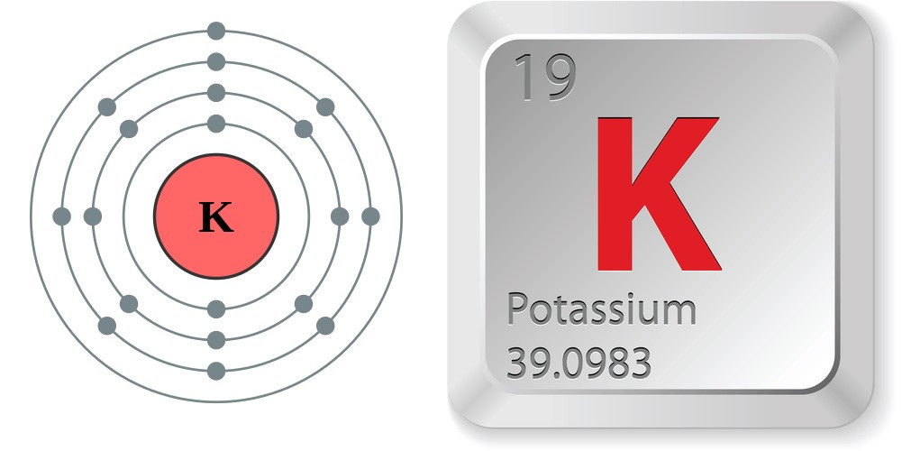 Potassium hay còn gọi là Kali, có ký hiệu hóa học (K)