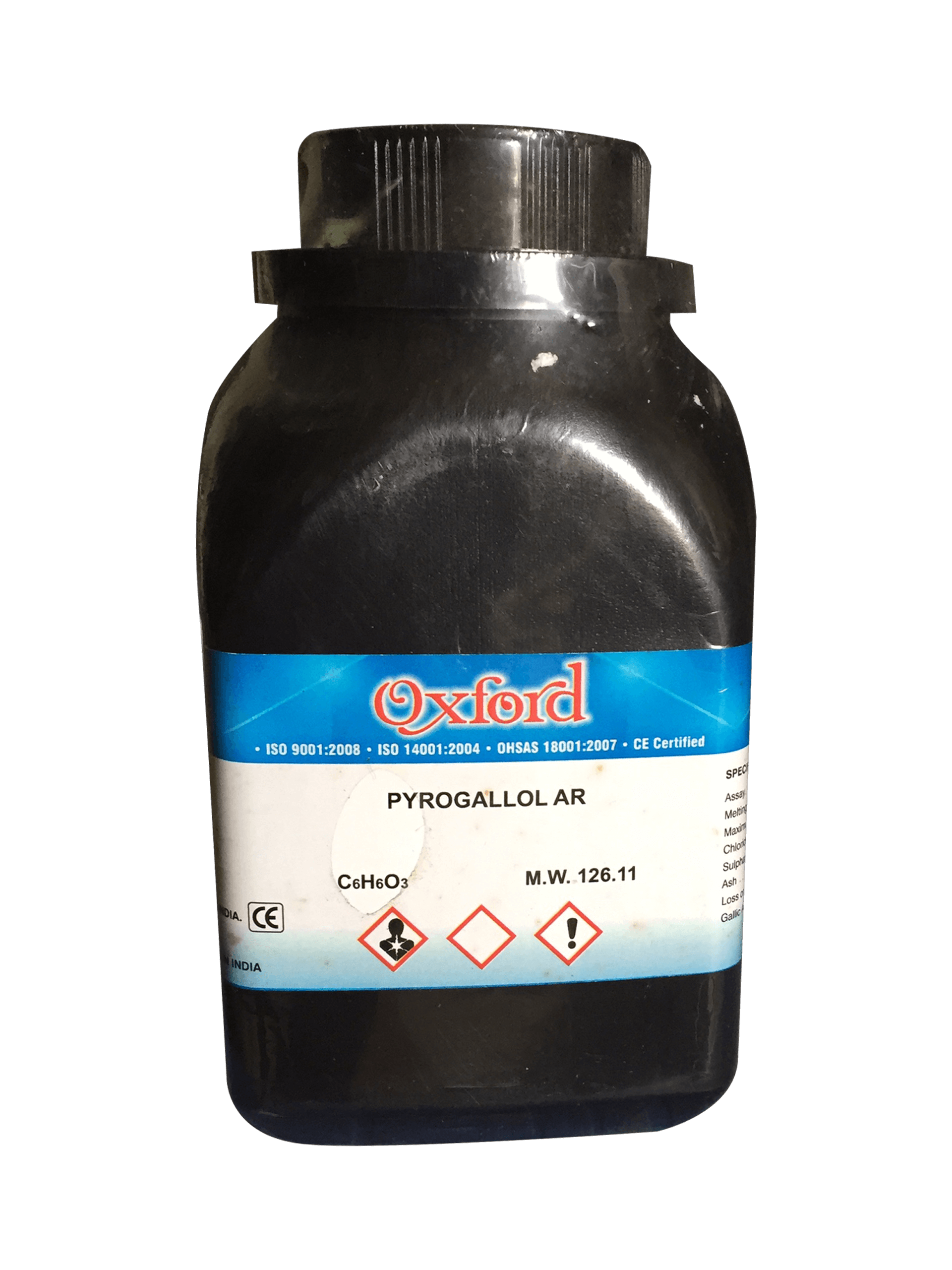 Pyrogallol C6H3(OH)3 98.5% AR Ấn Độ