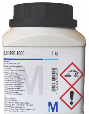 Oxalic acid dihydrate for analysis EMSURE® ACS,ISO,Reag. Ph Eur 1kg Merck