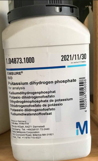 Potassium dihydrogen phosphate for analysis EMSURE® ISO Merck Đức