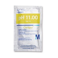Buffer Solution (boric acid, sodium hydroxide, potassium chloride) tracable to SRM from NIST and PTB pH 11.00 (25°C) Certipur® Merck
