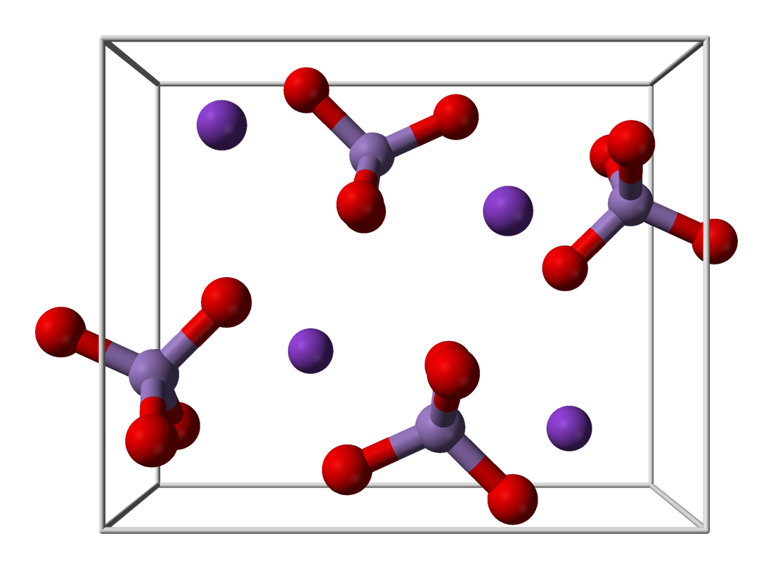 Cấu trúc phân tử của thuốc tím Kali pemanganat