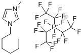 1-Hexyl-3-methylimidazolium tris(pentafluoroethyl)trifluorophosphate high purity 500g Merck