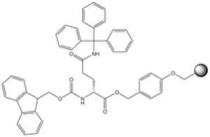 Fmoc-D-Gln(Trt)-Wang resin (100-200 mesh) Novabiochem® 1g Merck
