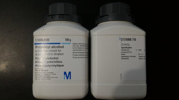 Polyvinyl alcohol protective colloid for argentometric titration 100g Merck