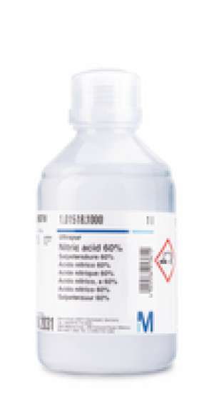 Nitric acid 60% ultrapur 500ml Merck