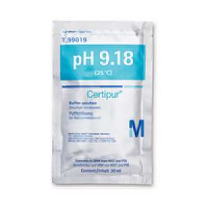 Buffer solution (di-sodium tetraborate) tracable to SRM from NIST and PTB pH 9.18 (25°C) Certipur® Merck