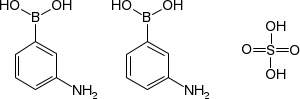 3-Aminophenylboronic acid hemisulfate 1 g Acros