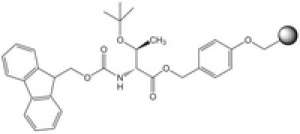Fmoc-D-Thr(tBu)-Wang resin (100-200 mesh) Novabiochem® 5g Merck