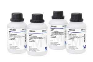 Buffer solution (di-sodium tetraborate) traceable to SRM from NIST and PTB pH 9.18 (25°C) Certipur® Merrck