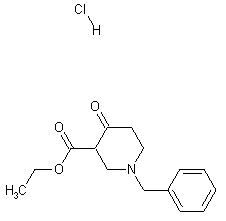 1-Benzyl-3-carbethoxy-4-piperidone hydrochloride, 97% 100g Acros