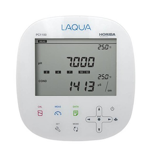 Máy đo pH / ORP / độ dẫn / điện trở / độ mặn / TDS để bàn PC1100 Horiba