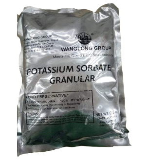 Potassium sorbate C6H7KO2, Trung Quốc, 25kg/thùng