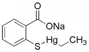 Ethylmercurithiosalicylic acid, sodium salt, 97.0-101.0% 5g Acros
