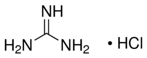 Guanidine hydrochloride, 98% with <0.4% anticaking agent (SiO2) 250g Acros