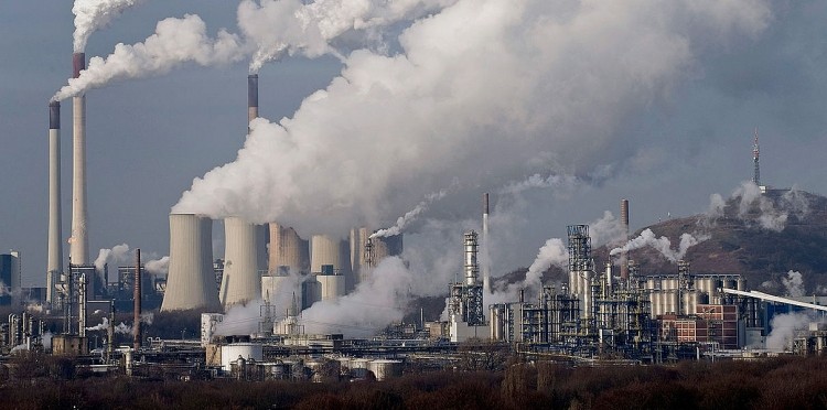 Khí thải CO2 được sinh rời khỏi kể từ những xí nghiệp công nghiệp