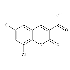 6,8-Dichloro-2-oxo-2H-chromene-3-carboxylic acid, ≥95% 250mg Maybridge