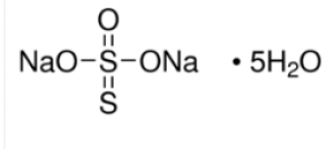 Sodium thiosulfate pentahydrate 99+% extra pure 1kg Acros
