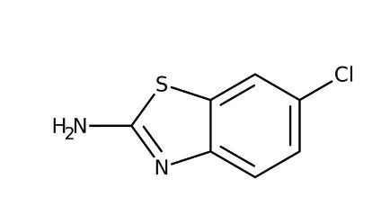 2-Amino-6-chlorobenzothiazole, 99% 10g Acros