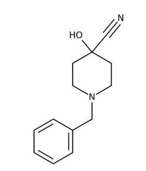 1-Benzyl-4-cyano-4-hydroxypiperidine, 98% 10g Acros