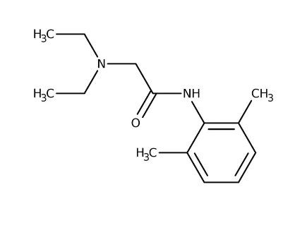 Lidocaine, 97.5% 100g Acros