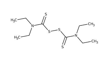 Tetraethylthiuram disulfide, 97% 500g Acros