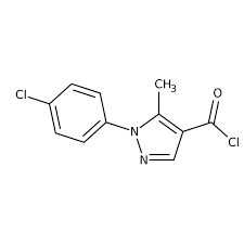 1-(4-chlorophenyl)-5-methyl-1H-pyrazole-4-carbonyl chloride, 97% 250mg Maybridge
