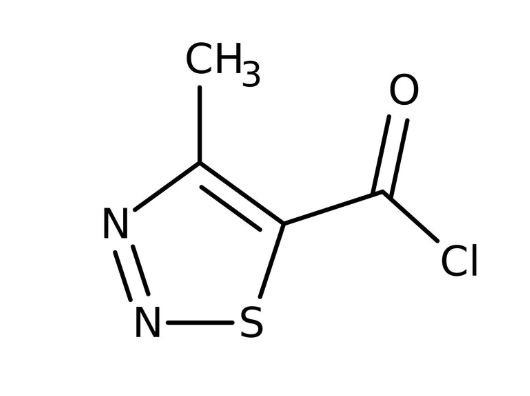 4-Methyl-1,2,3-thiadiazole-5-carbonyl chloride, 90% 25g Maybridge