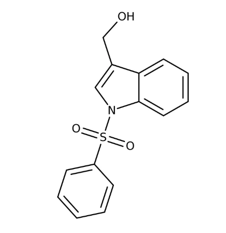 [1-(Phenylsulfonyl)-1H-indol-3-yl]methanol, 97% 250mg Maybridge