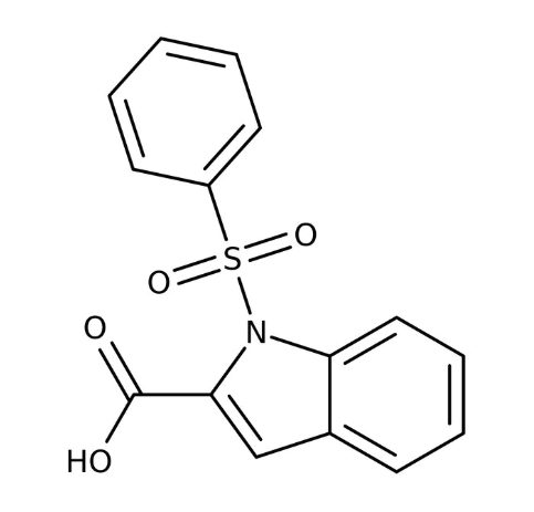 1-(Phenylsulfonyl)-1H-indole-2-carboxylic acid, 97% 1g Maybridge