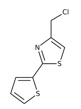 4-(chloromethyl)-2-(2-thienyl)-1,3-thiazole 97%, 250mg Maybridge