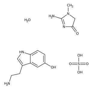 Serotonin creatinine sulfate monohydrate, 99%, 5g Acros