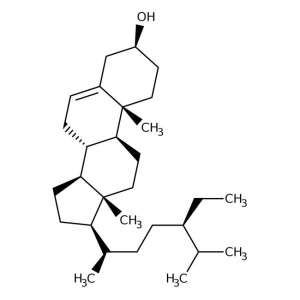 beta-Sitosterol, with ca. 10% campesterol, ca. 75% beta-sitosterol, 100g Acros