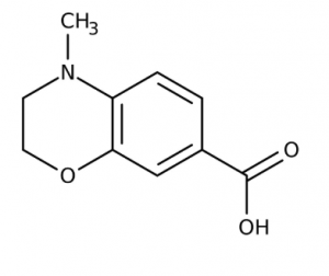 4-Methyl-3,4-dihydro-2H-1,4-benzoxazine-7-carboxylic acid 97%, 250mg Maybridge