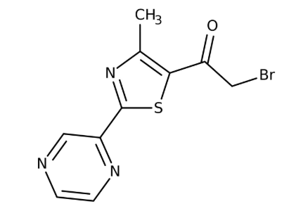 2-Bromo-1-[4-methyl-2-(2-pyrazinyl)-1,3-thiazol-5-yl]-1-ethanone ≥90%, 5g Maybridge