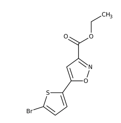 ethyle5-(5-bromo-2-thienyl)-3-isoxazolecarboxylate 97%, 250mg Maybridge