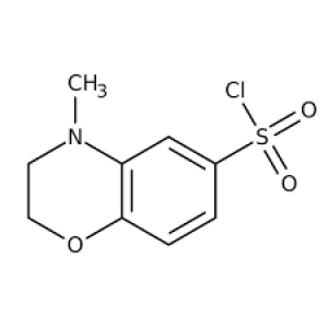 4-Methyl-3,4-dihydro-2H-1,4-benzoxazine-6-sulfonyl chloride, 97% 1g Maybridge