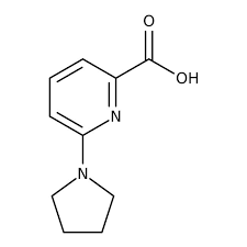 6-Pyrrolidin-1-ylpyridine-2-carboxylic acid, 97% 250mg Maybridge