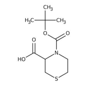4-(tert-Butoxycarbonyl)thiomorpholine-3-carboxylic acid, ≥97% 1g Maybridge