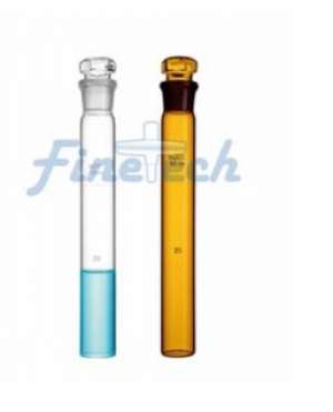 Ống so màu nắp thủy tinh (Amber, 2 vạch chia) 25ml 6 chiếc/gói Finetech