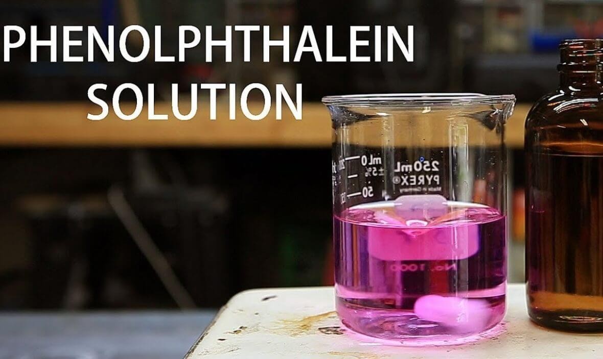 Phenolphtalein được sử dụng như thế nào để xác định tính axit hoặc bazơ của một chất?
