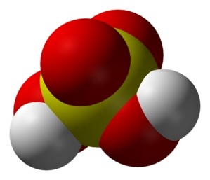 Mô hình phân tử H2SO4