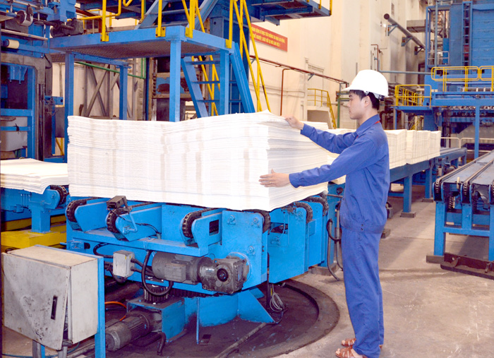 Natri sunfit được dùng trong sản xuất giấy và bột giấy
