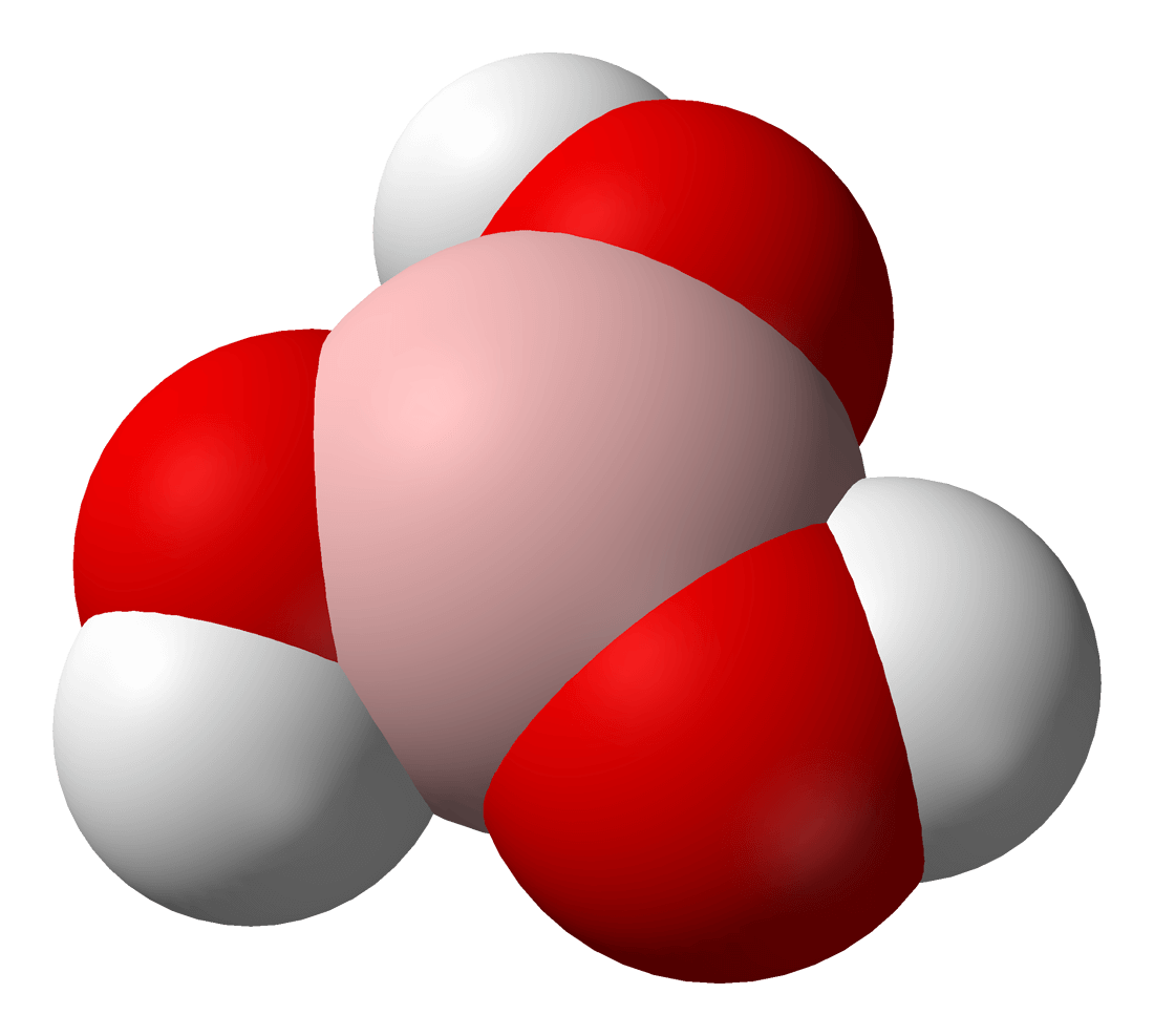Cấu tạo phân tử của Acid boric 